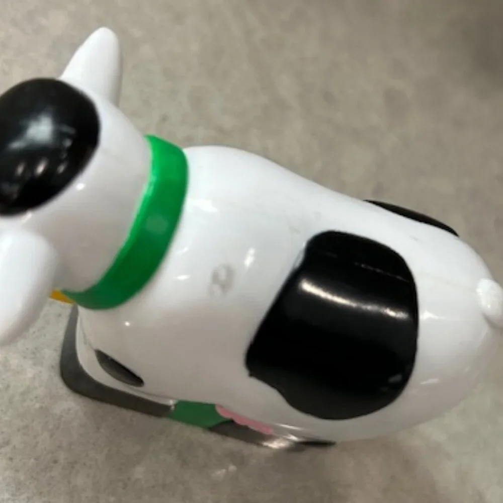 Mega Bloks First Builder Diary Cow Replacement Black and White with Bell